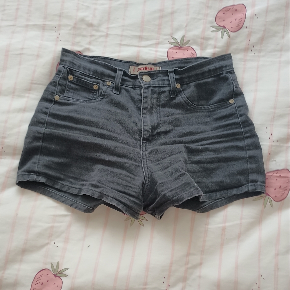 Judy Blue Black Denim Shorts